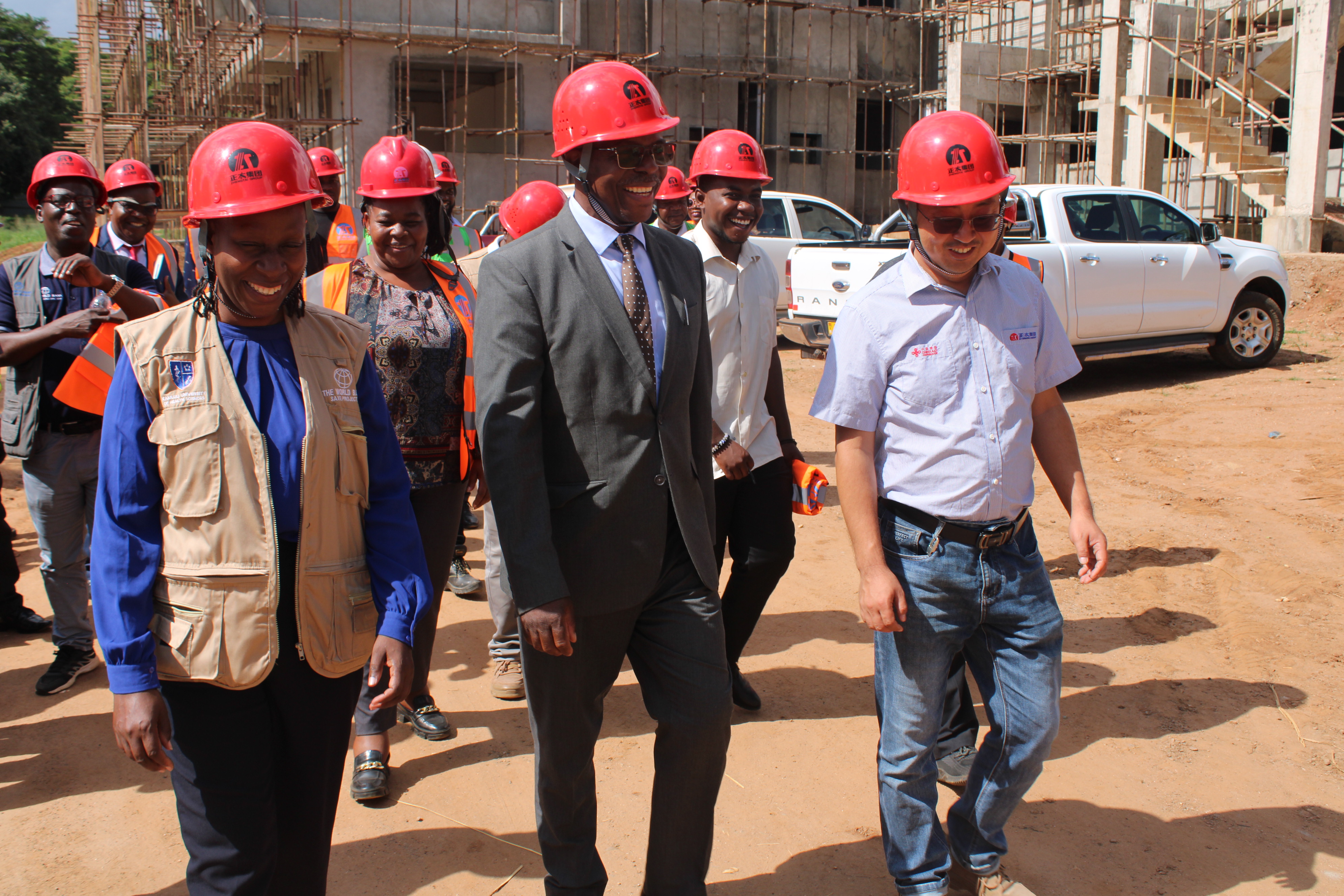 Principal Secretary Commends SAVE Project Construction Progress